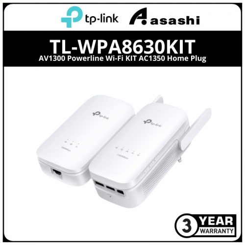 TP-Link TL-WPA8630KIT AV1300 Powerline Wi-Fi KIT AC1350 Home Plug