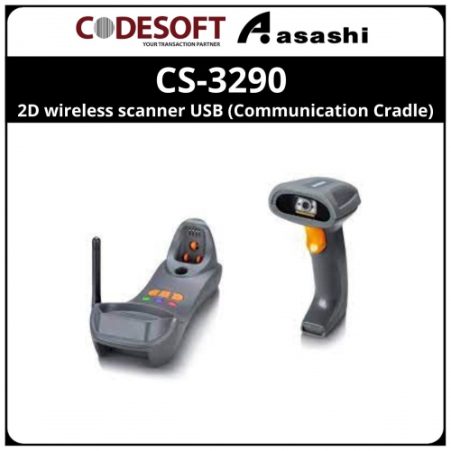 Code Soft CS-3290 2D wireless scanner USB (Communication Cradle)