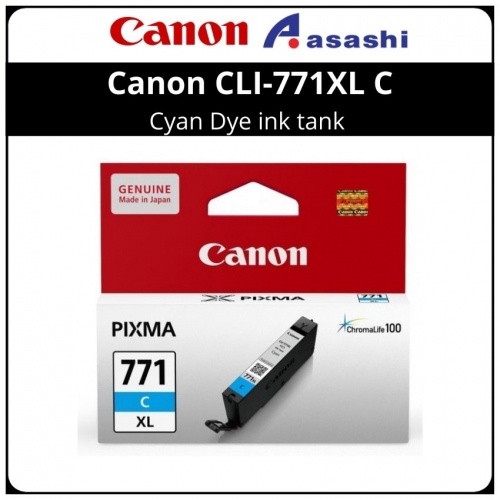 Canon CLI-771XL C Cyan Dye ink tank (10.8ml)