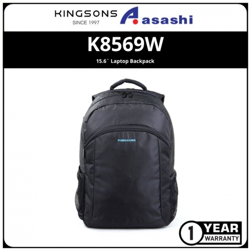 Kingsons K8569W 15.6` Laptop Backpack (1 yrs Limited Hardware Warranty)