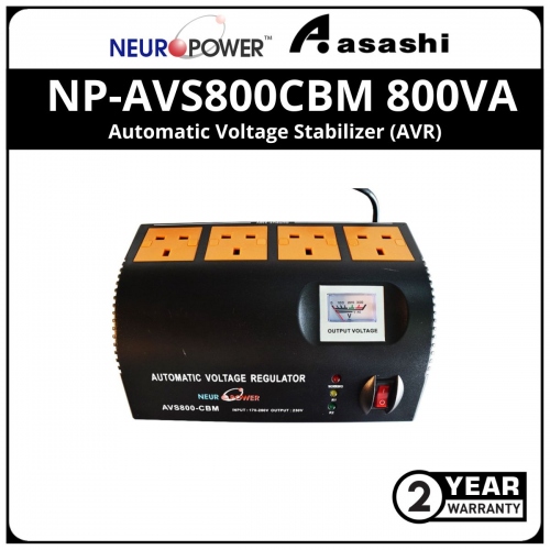 NeuroPower NP-AVS800CBM 800VA Automatic Voltage Stabilizer (AVR)