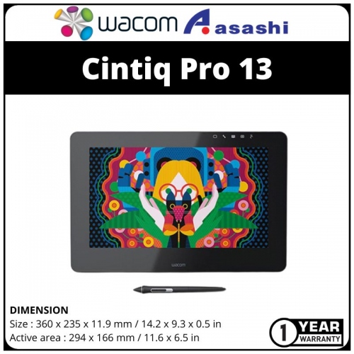 Wacom Cintiq Pro 13 Pen & Touch (DTH-1320/K2-CX)