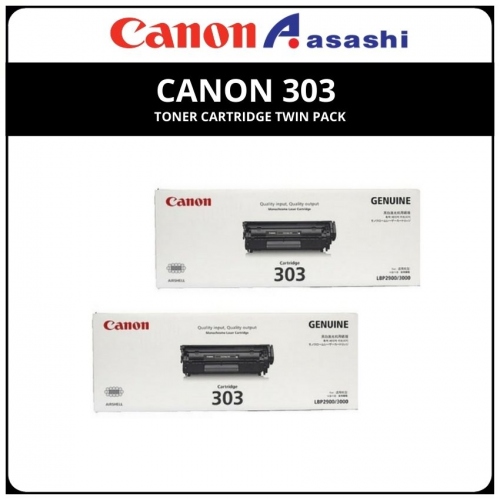 Canon 303 Toner Cartridge Twin Pack