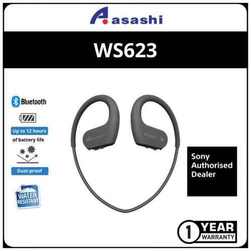 Sony WS623-Black Waterproof All-In-One Walkman MP3 with NFC & Bluetooth Headphone (4GB Internal Memory) (1 yrs Limited Hardware Warranty)