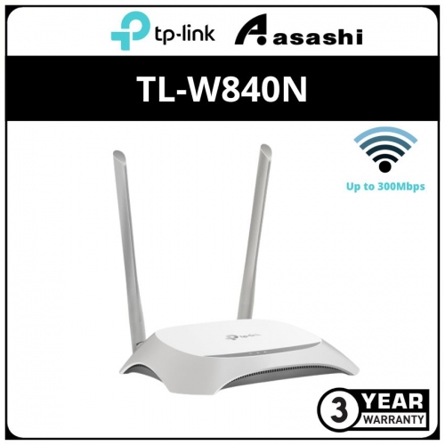 TP-Link TL-W840N N300 Wi-Fi Router, 802.11b/g/n, 2T2R