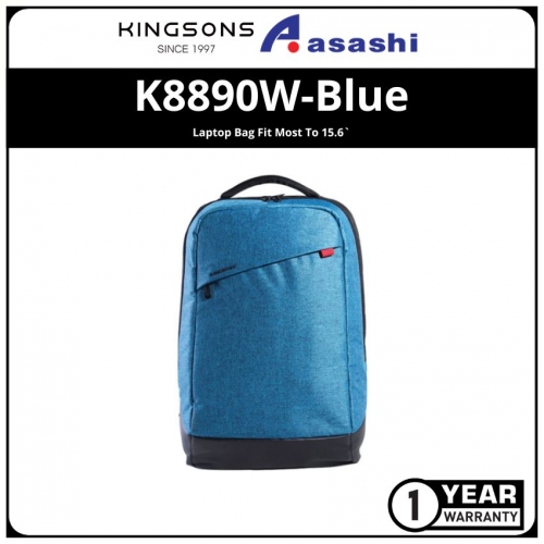 Kingsons K8890W-Blue Laptop Bag Fit Most To 15.6`(1 yrs Limited Hardware Warranty)