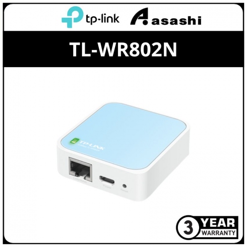 TL-WR802N 300Mbps Wireless N Nano Router