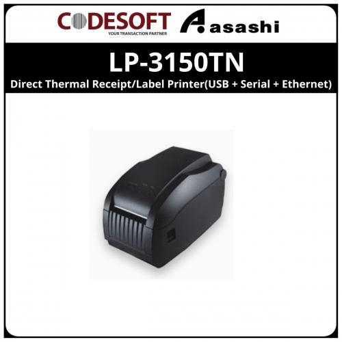 Code Soft LP-3150TN Direct Thermal Receipt/Label Printer(USB + Serial + Ethernet)