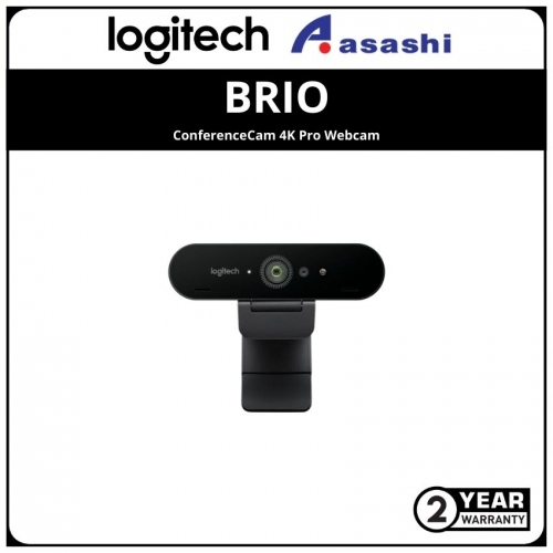 Logitech BRIO ConferenceCam 4K Pro Webcam and noise-canceling mics (960-001178)