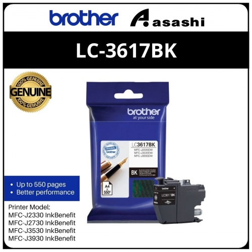 Brother LC-3617BK Black Ink