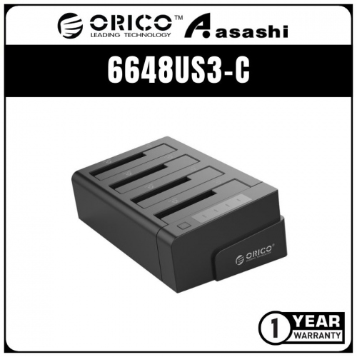 ORICO 6648US3-C 4-Bay 2.5& 3.5 HDD Docking Station (1 yrs Limited Hardware Warranty)