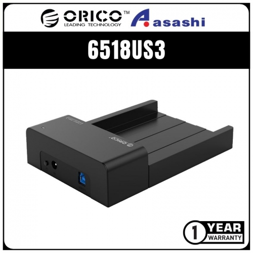 ORICO 6518US3 1-Bay 2.5& 3.5 HDD Docking Station (1 yrs Limited Hardware Warranty)