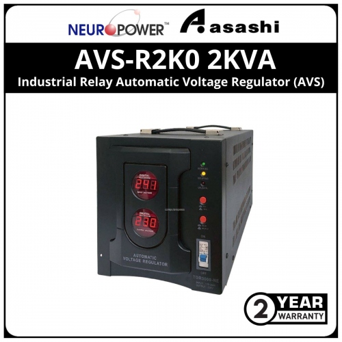 NeuroPower AVS-R2K0 2KVA Industrial Relay Automatic Voltage Regulator (AVS)