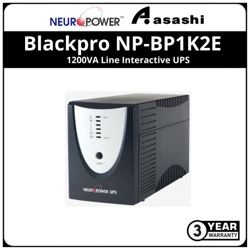 NeuroPower Blackpro NP-BP1K2E 1200VA Line Interactive UPS