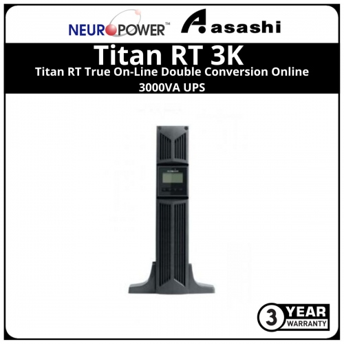 Neuropower Titan RT 3K Titan RT True On-Line Double Conversion Online 3000VA UPS