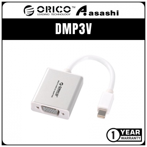 Orico DMP3V Mini Display Port to VGA Adapter (1 Year Limited Warranty)