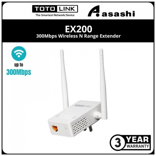Totolink EX200 300Mbps Wireless N Range Extender