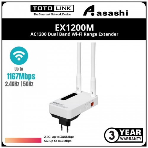 Totolink EX1200M AC1200 Dual Band Wi-Fi Range Extender
