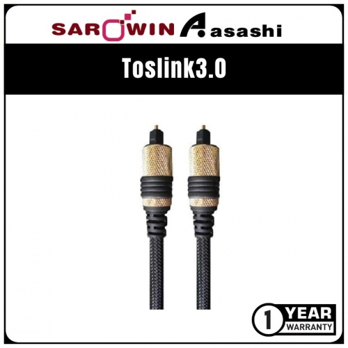 SAROWIN (3.0M) Toslink3.0 High Performance Toslink Cable - 3meter