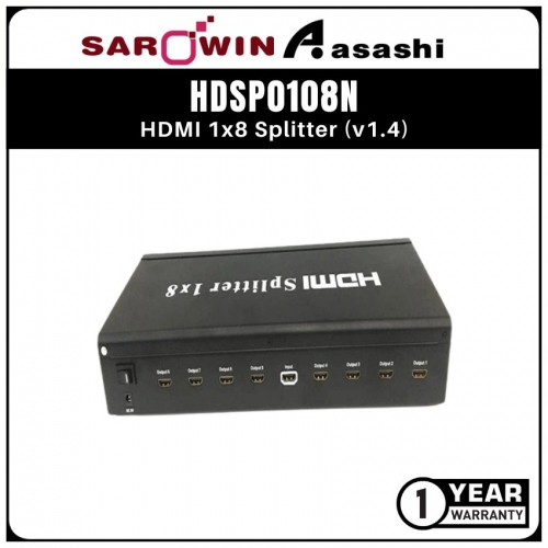 SAROWIN HDSP0108N HDMI 1x8 Splitter (v1.4)