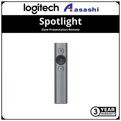 PROMO - Logitech Spotlight-Slate Presentation Remote (3 yrs Limited Hardware Warranty)
