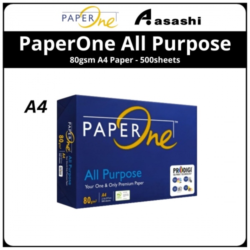 PaperOne All Purpose (Blue) 80gsm A4 Paper - 500sheets