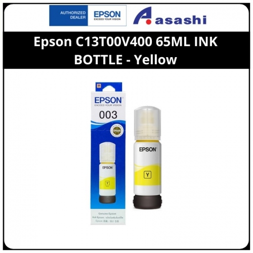 Epson 003 C13T00V400 65ML INK BOTTLE - Yellow