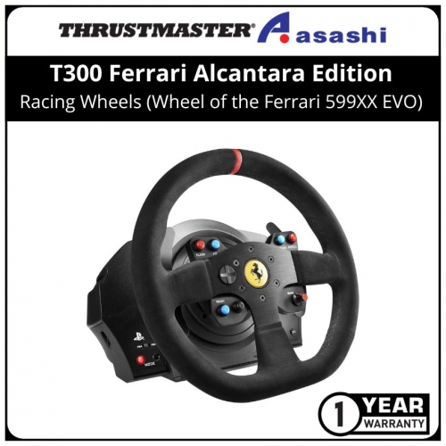 Thrustmaster T300 Ferrari Alcantara Edition Racing Wheels (Wheel of the Ferrari 599XX EVO) (1 Yrs Limited Hardware Warranty)