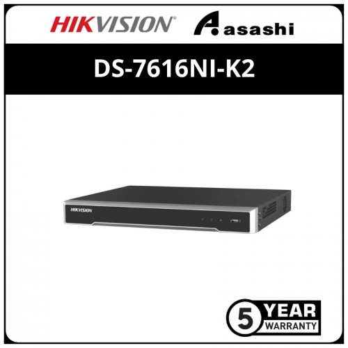 Hikvision DS-7616NI-K2 16Channel 8MP Network Video Recorder (W/O HDD)