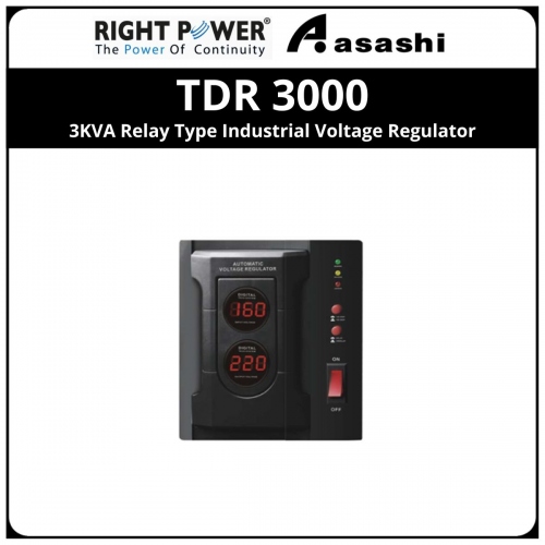 Right Power TDR 3000 3KVA Relay Type Industrial Voltage Regulator