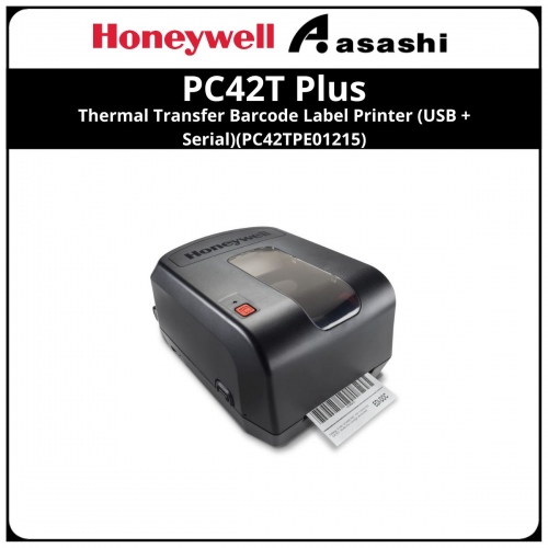 Honeywell PC42T Plus Thermal Transfer Barcode Label Printer (USB + Serial)(PC42TPE01215)