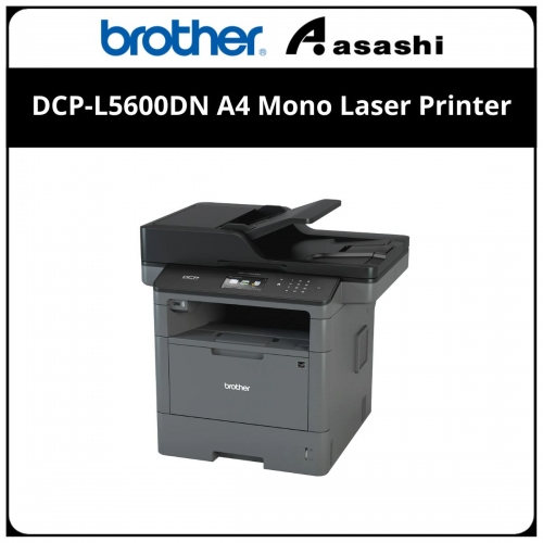 Brother DCP-L5600DN A4 Mono Laser Printer (Print 40ppm/Scan/Copy/Duplex/Network/ADF 70-sheet/3yrs Onsite)