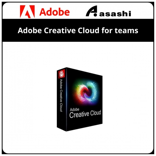 Adobe Creative Cloud for teams - All Apps, Commercial, Multiple Platforms, Monthly, Level 1 (65297751BA01A12) 12 months
