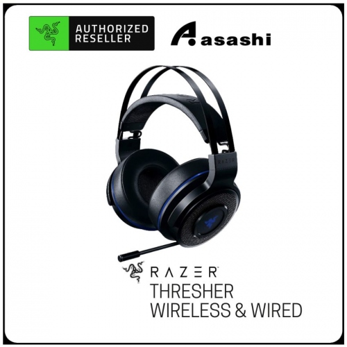 Razer Thresher Wireless & Wired Headset for PS4 (2.4GHz USB Transceiver/ Wired, PS4/PC Compatible)