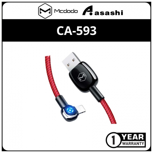 Mcdodo CA-5931 Woodpecker Series 90 Degree Auto Disconnect Micro USB Cable 1M (Red)