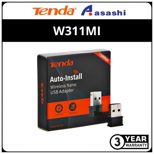 TENDA W311MI 150Mbps Auto-Install Wireless Nano USB Adapter