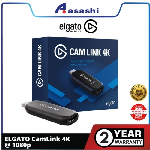 ELGATO CamLink 4K @ 1080p 60FPS or even up to 4K at 30 FPS — 2 Years Warranty