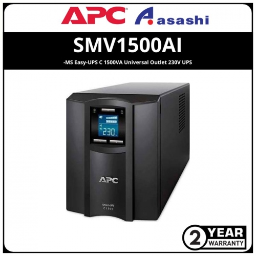 APC SMV1500AI-MS Easy-UPS C 1500VA Universal Outlet 230V UPS