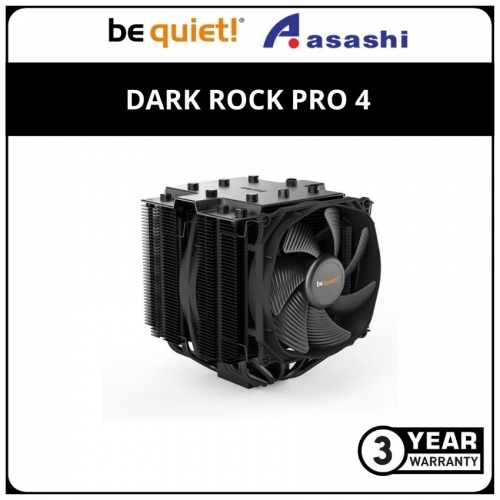 BE QUIET! DARK ROCK PRO 4 CPU Cooler (Support LGA20XX / 115X / 775 / AM3 / AM4) — 3 Years Warranty