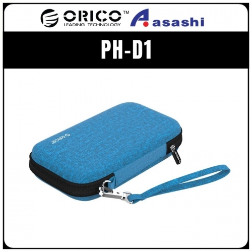 ORICO PH-D1-BL 2.5inch Hard Drive Medium‐size Storage Bag - Textured Blue