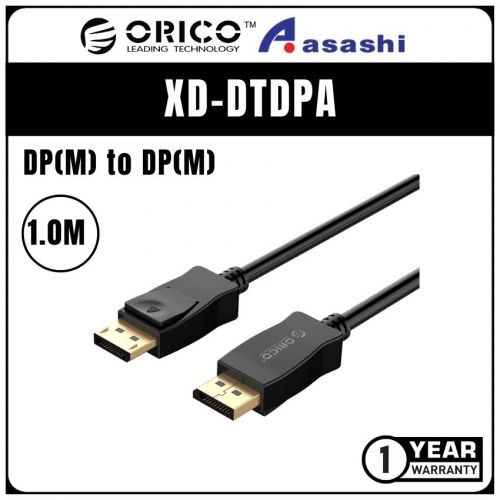ORICO XD-DTDP4-10 - 1M Display Port (M) to DP (M) HD Adapter Cable 4K@60Hz