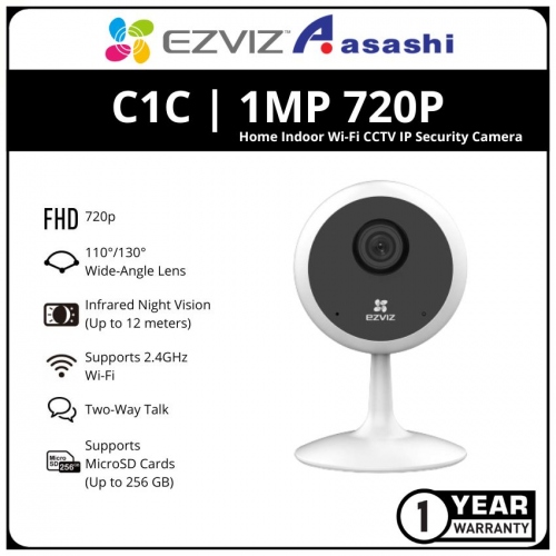 EZVIZ C1C 1MP 720P HD Home Indoor Wi-Fi CCTV IP Security Camera