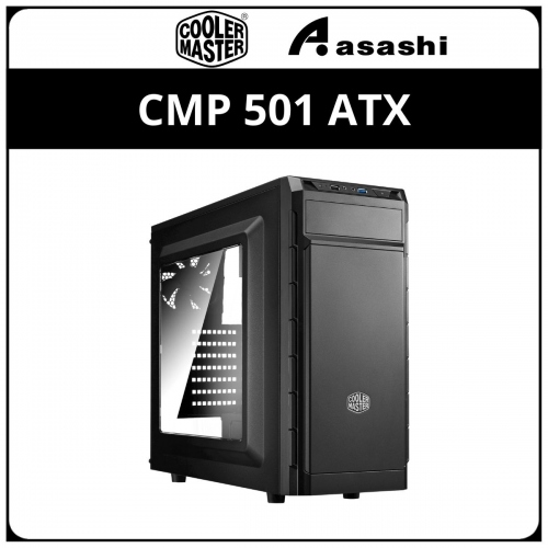 Cooler Master CMP 501 ATX Casing (2 x Fan + TM500 PSU)