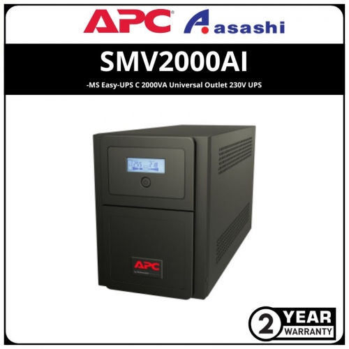 APC SMV2000AI-MS Easy-UPS C 2000VA Universal Outlet 230V UPS