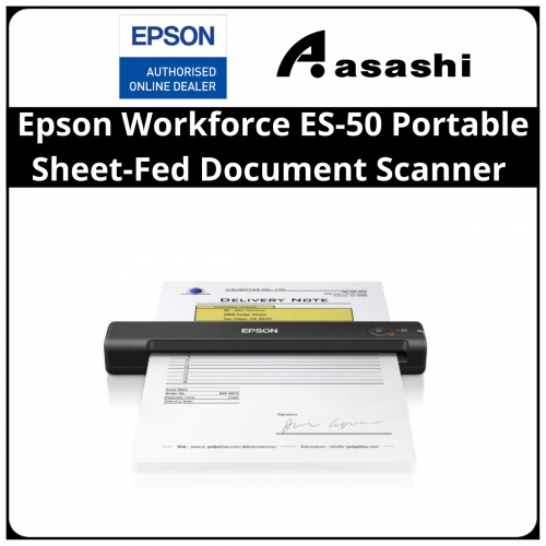 Epson Workforce ES-50 Portable Sheet-Fed Document Scanner For PC And Mac