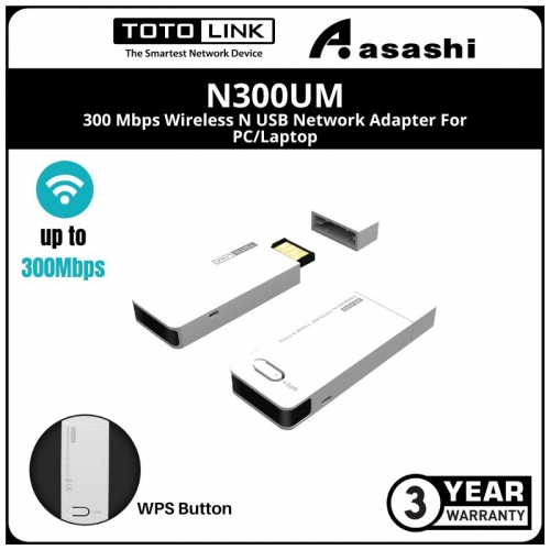 Totolink N300UM 300 Mbps Wireless N USB Adapter