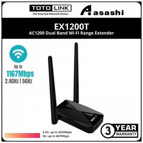 Totolink EX1200T AC1200 Dual Band Wi-Fi Range Extender