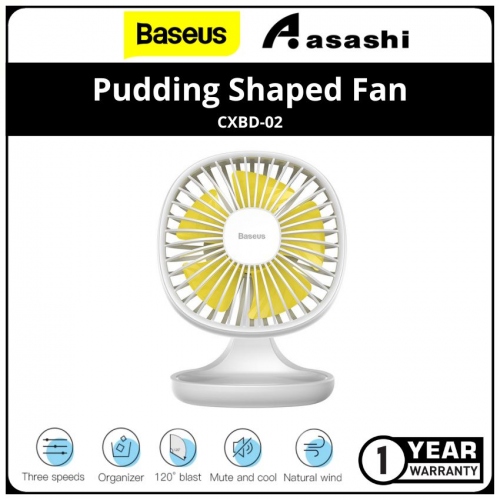 Baseus CXBD-02(WHT) Pudding Shaped Fan