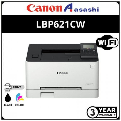 Canon Lbp621CW Color Network A4 Laserbeam Printer (Print/18ppm/5-line LCD Display/Secure Print/Wireless/Direct USB Printing)