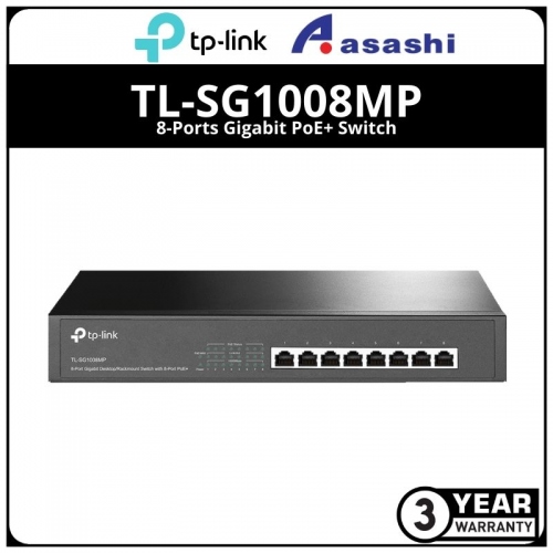 TP-Link TL-SG1008MP 8-Ports Gigabit PoE+ Switch